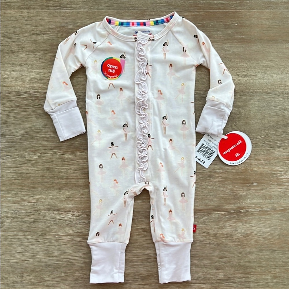 Magnetic Me Tutu Twirls Modal Convertible Coverall 9-12 months